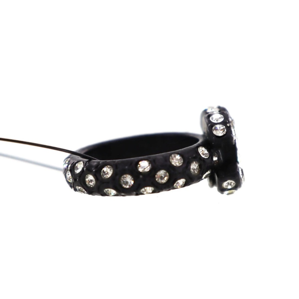 Chanel CC Rhinestone Ring - Picture 3 of 12